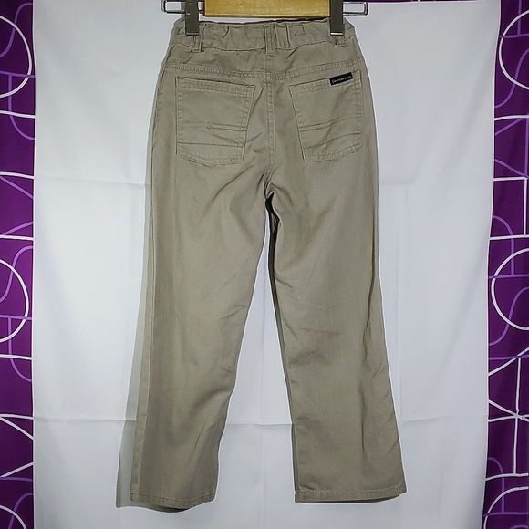 Calvin Klein Jeans - Boys/Kids Adjustable Elastic Waist Tan Jeans - Size 5 - Picture 7 of 14